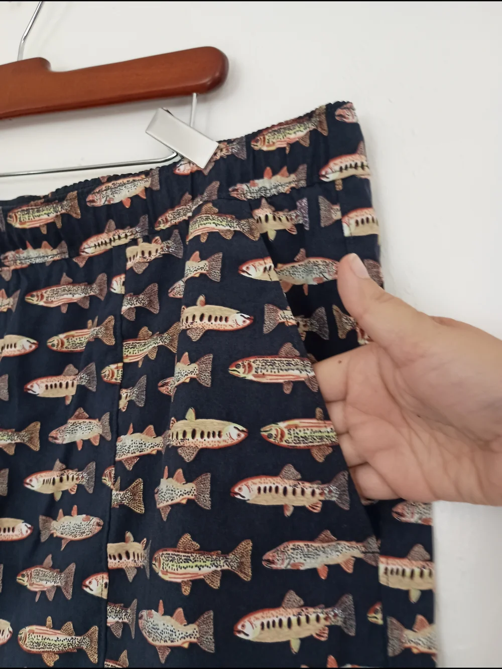 The North Face Class V Flash Dry Fish Print Water Mens Pull On Shorts